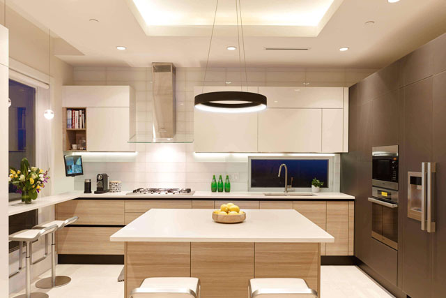 cozinha com sanca aberta